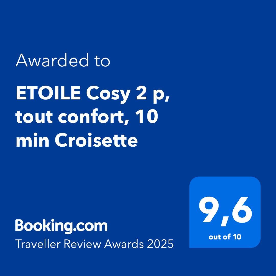 Etoile Cosy 2 P, Tout Confort, 10 Min Croisette Cannes Extérieur photo